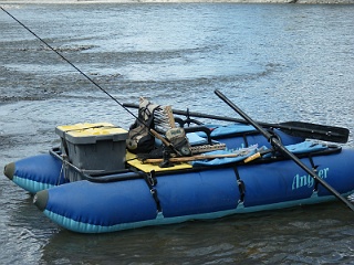 A personal pontoon boat is a one-man water craft