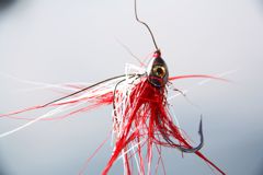 A well chewed Lefty's Deceiver pike fly