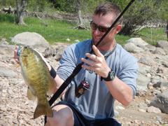 Ugly Stik rods handle the pinpoint casting smallmouth demand