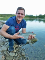 Slip bobber fishing the North Saskatchewan for river gamefish