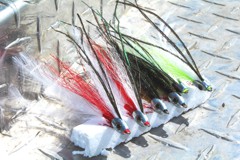 Lefty’s Deceiver streamer flies are a popular fly-rod lure