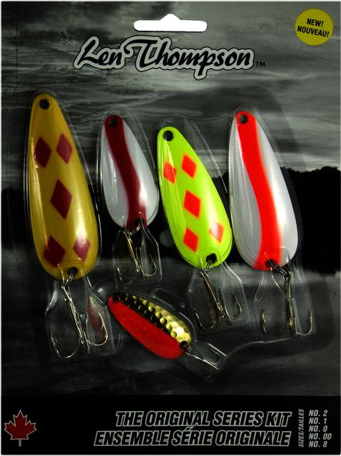 LEN THOMPSON fishing spoons 5 Pack The Fishin Hole