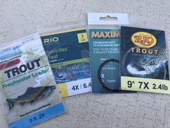Most fishing retailers offer a range of leader sizes and lengths.