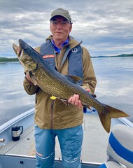 Though not a large lake, Ena boasts a healthy population of lake trout, along with some big pike.